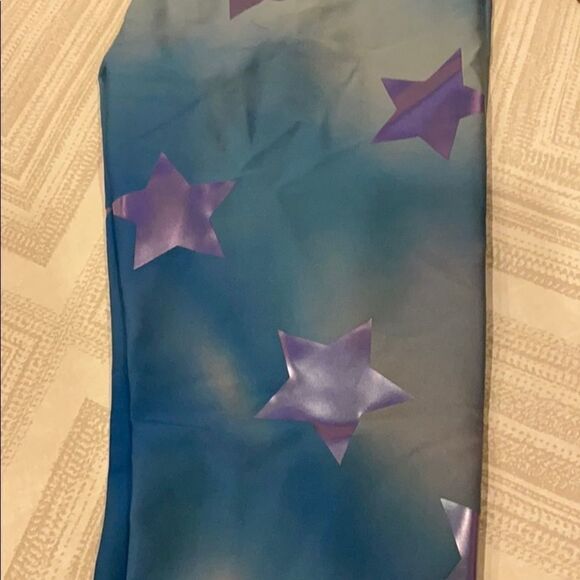 Ultracor Blue Hypercolor Horizon Print with Star Pattern Leggings - Picture 4 of 7